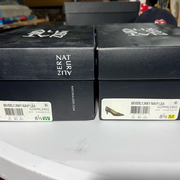 NWT Naturalizer Beverly, Inky Navy Lea, heel pump size 8-1/2 - Picture 10 of 10